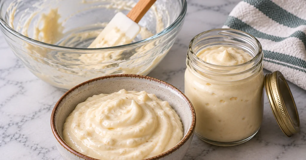 homemade easy garlic mayo dip recipe